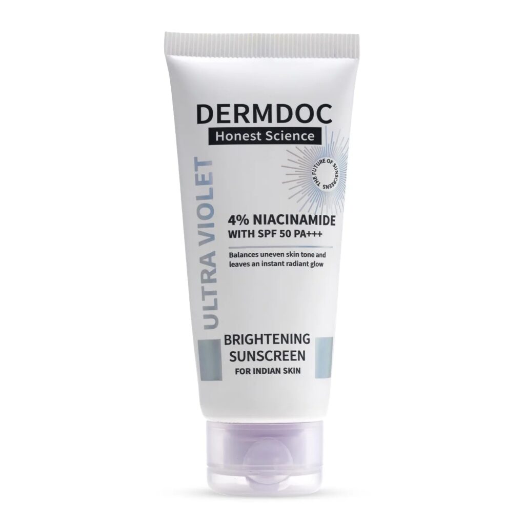 DERMDOC 4% Niacinamide Brightening Sunscreen SPF 50